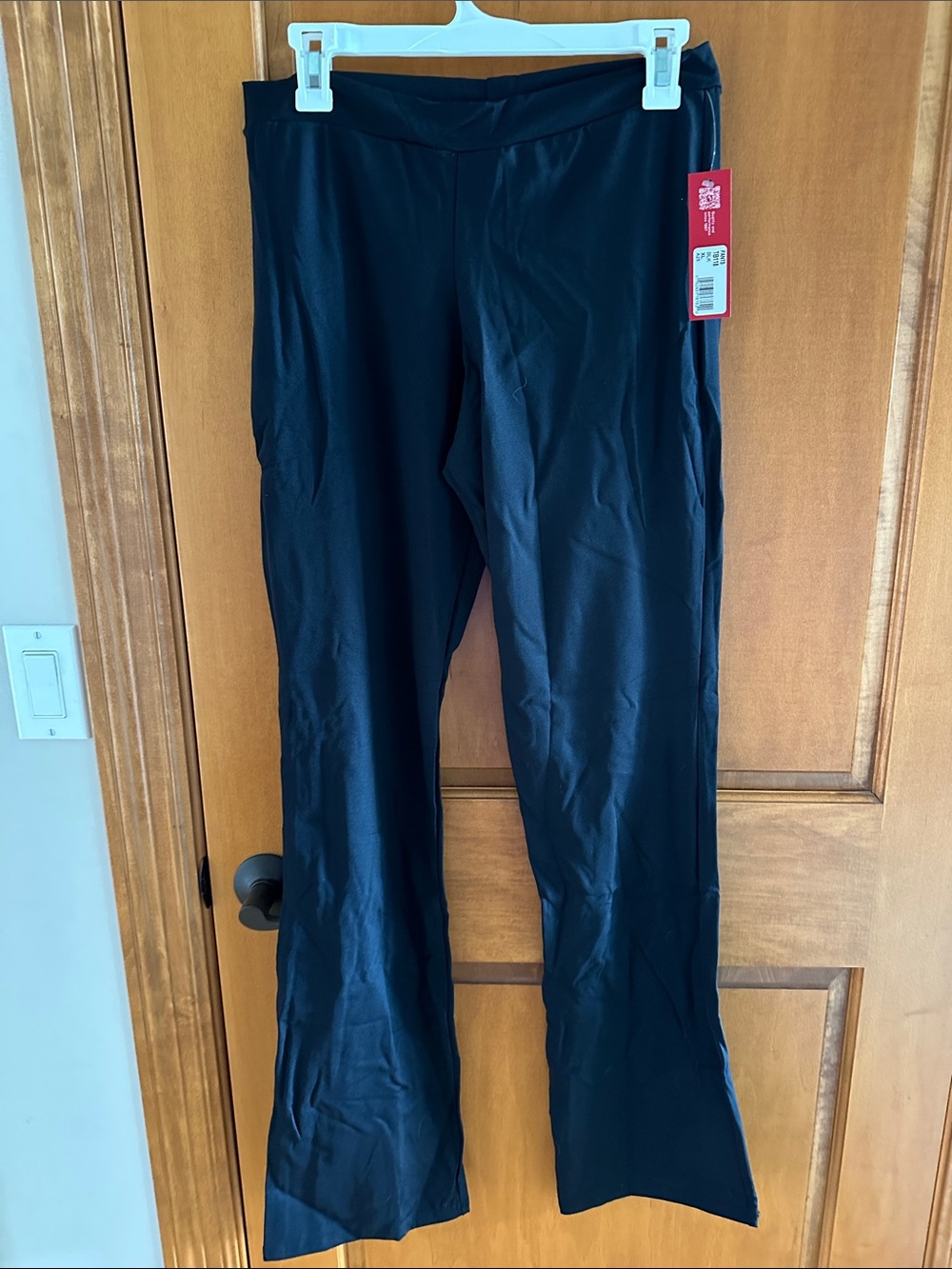 Capezio Team Basics Mid-Rise Stretch Jazz Pants Black XL NWT TB118